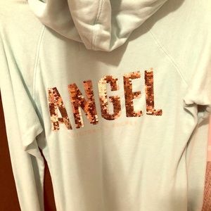 Vs angel zip up hooded sweatshirt!